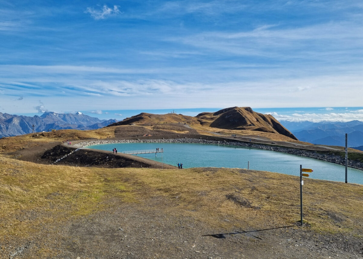 New reservoir at the Pizolhütte